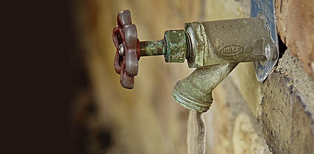 robinet extérieur gelé